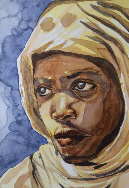 A4, Watercolour on paper