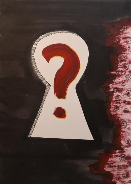 A4, mixed media on paper