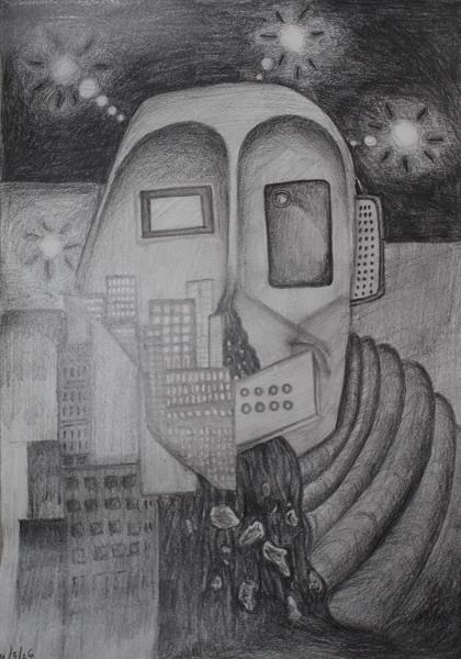 A4, pencil on paper