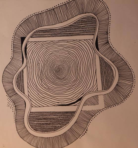 7.5’’ x 7.5’’ ink on paper