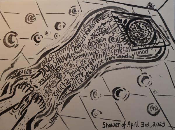A4, ink on paper