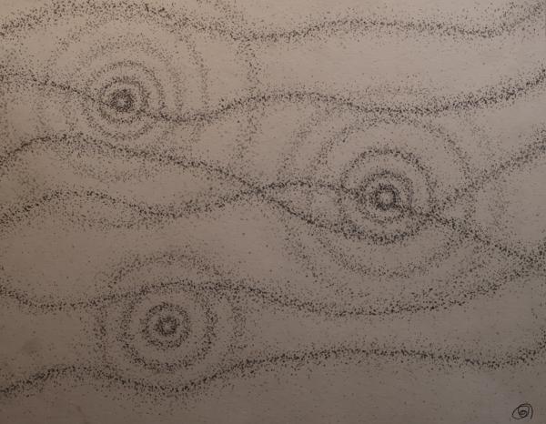 10’’ x 13’’ pencil stippling on buff sheet